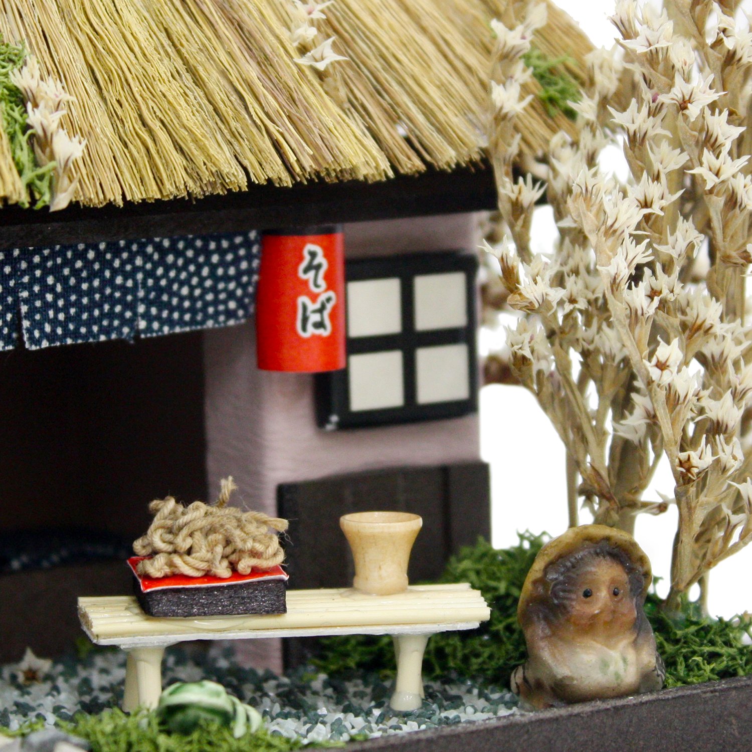 Billy handmade doll house kit Thatched House Kit noodle shop 8442 (japan import)