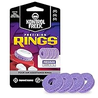 KontrolFreek Precision Rings | Aim Assist Motion Control for Playstation 4 (PS4), PS5, Xbox One, XBX, & Scuf Controller (Purple (Medium))