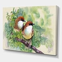 Birds Of Spring Traditional Canvas Wall Art