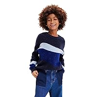 Desigual Boy Flat Knit Pullover Long Sleeve