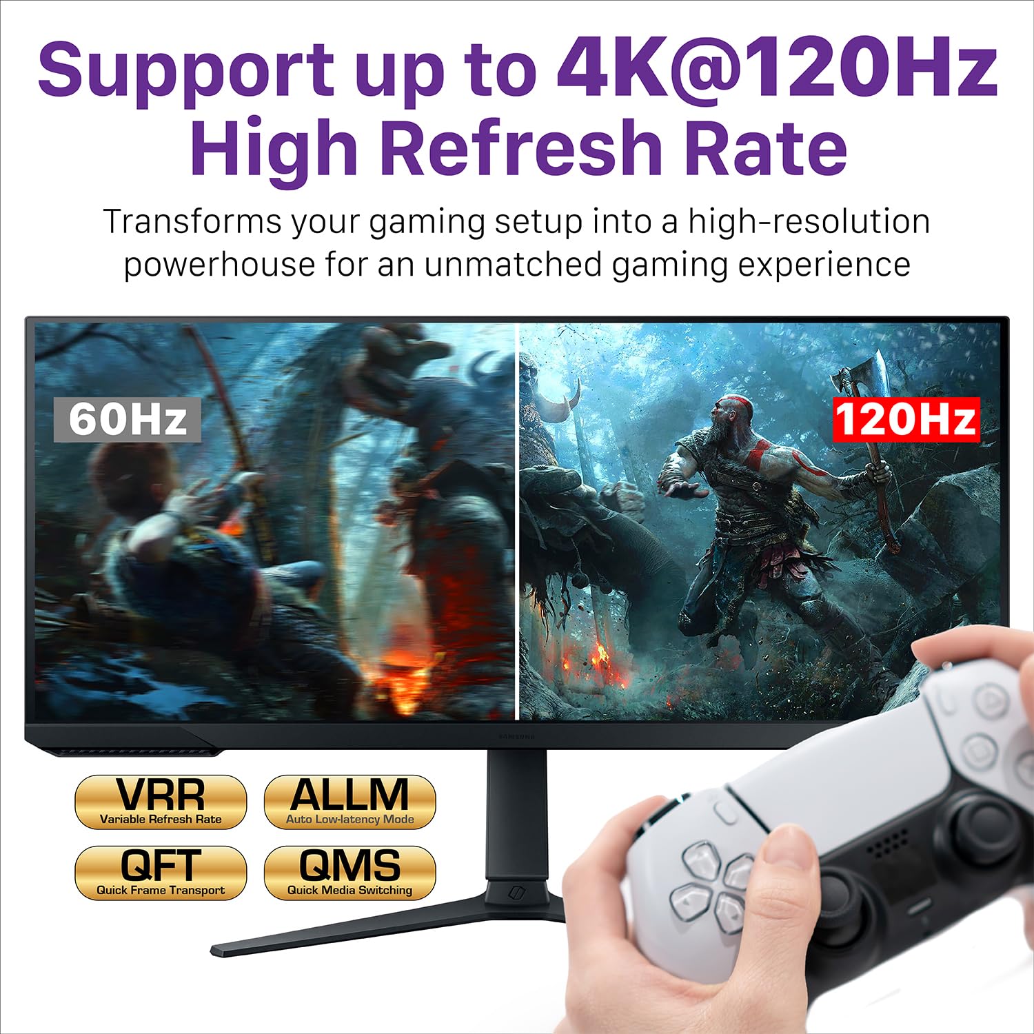 Fosmon 3-Port HDMI 2.1 8K Switch with Remote, Support 8K@60Hz 4K@120Hz 2K@144Hz 3 In 1 Out Auto-Switching 3x1 Switcher, Ultra High Speed 48Gbps Splitter Compatible with PS5, Xbox, Apple TV, Fire Stick