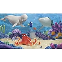 RoomMates JL1384M Finding Dory Water Activated Removable Wall Mural-10.5 6 ft, 6' x 10.5', Multicolor