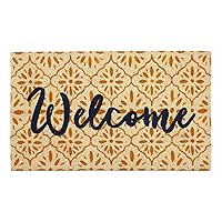 DII Natural Coir Doormat Outdoor Welcome Mat, 17x29, Tile