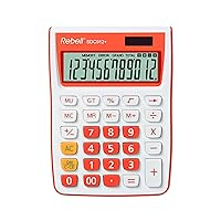 SDC912+ Stylish Desktop Calculator - Orange
