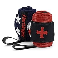 Red Line 18-Inch Weightlifting Wrist Wraps for Men and Women (Pair)