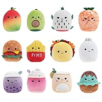 Squishville by Original Squishmallows What’s Cookin’ Squad - 12 Fan-Favorite 2-Inch Squishmallows Plush Including Carl, Floyd, Dash, Austin, and More - Toys for Kids - Amazon Exclusive