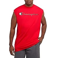 Champion Tank, Classic Graphic Muscle Tee, Sleeveless T-Shirt for Men (Reg. Or Big & Tall)