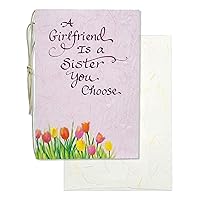 Blue Mountain Arts Friendship Card—Thinking of You Card, Friend Card, Just Because Card, Card for Her (A Girlfriend Is a Sister You Choose)