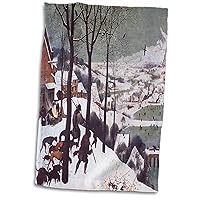 3dRose Hunters in The Snow by Pieter Bruegel Towel, 15