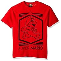 Nintendo Boys' Super Mario Mario Billion Run Graphic T-Shirt