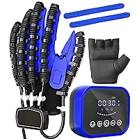 Rehabilitation Robot Gloves Upgrade Hemiplegia Hand Stroke Recovery Equipment with USB Chargeable and Strength Adjustment