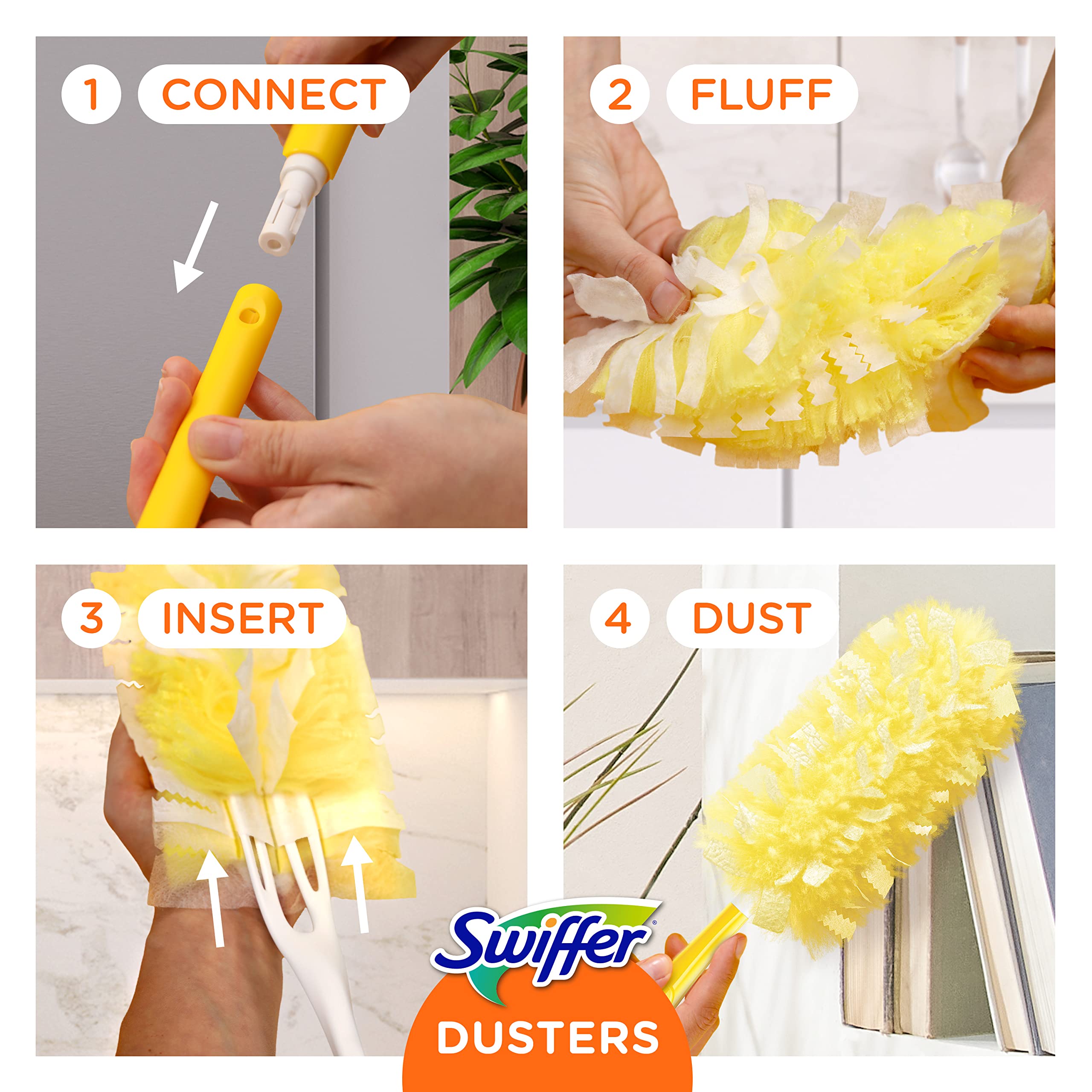 Swiffer Dusters Multi-Surface Heavy Duty Duster Lavender Refills, 11 Count
