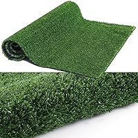 Goasis Lawn Artificial Grass Turf Lawn 5 FT x8 FT(40 Square FT), Realistic Synthetic Grass Mat, Indoor Outdoor Garden Lawn Landscape for Pets,Fake Faux Grass Rug W/ Drainage Holes
