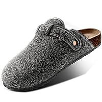 BULLIANT Comfort Clogs Slippers Sandals Nurse Work Shoes Unisex for Men Women with Cushioned Cork-Footbed