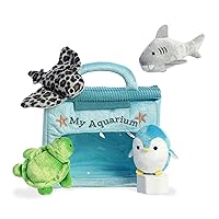 Ebba™ Engaging Baby Talk™ My Aquarium™ Baby Stuffed Animal - Sensory Delight - Interactive Learning - Multicolor 8 Inches