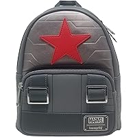 Loungefly Marvel Winter Soldier Cosplay Mini Backpack