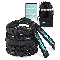Heavy Weighted Jump Rope for Fitness 3LB, Best Weighted Jump Rope For Women And Men Weight Loss And Strength Workout, Battle Rope Shape Heavy Skipping Power Jumping Rope For Total Body Workouts