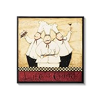 Stupell Industries Life Is Good Vintage Chefs Canvas Wall Art, Design by Dan DiPaolo