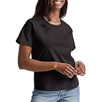 Hanes Womens Essentials T-Shirt, Cotton Crewneck Tee, Classic Fit T-Shirt For Women