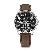 Victorinox FieldForce Classic Chrono Watch - Premium Swiss Watch for Men - Stainless Steel Analog Wristwatch - Great Gift for Birthday, Holiday & More