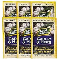Good Seasons Salad Dressing & Recipe Mix, Garlic & Herb, 0.75 oz, 6 pk
