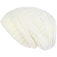 Lilax Knit Slouchy Oversized Soft Warm Winter Beanie Women Hat