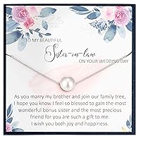 Sister in Law Wedding Gift for Sister in Law Necklace Gift for Soon to be Sister in Law Gift from Sister in Law Wedding Gift to Bride Gift