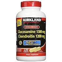 KIRKLAND Signature Extra Strength Glucosamine 1500 mg Chondroitin 1200 mg 220 Tablets