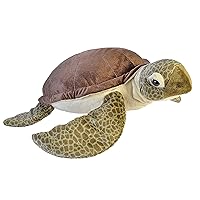 Wild Republic Jumbo Sea Turtle Plush, Giant Stuffed Animal, Plush Toy, Gifts for Kids, 30 Inches,Multi