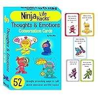 Ninja Life Hacks Thoughts and Emotions Conversation Cards: (Children's Card Games Books, Social Skills Activities for Kids)