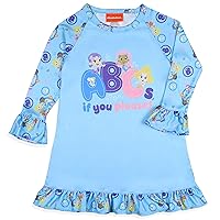 INTIMO Nickelodeon Toddler Girls' Bubble Guppies ABCs Sleep Pajama Dress Nightgown