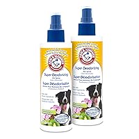 Arm & Hammer for Dogs Super Deodorizing Spray for Dogs | Best Odor Eliminating Spray for All Dogs & Puppies | Fresh Kiwi Blossom Scent That Smells Great, 6.7 Ounces -2 Pack (FF9367AMZ2)