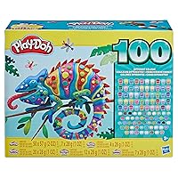 Wow 100 Bulk Modeling Compound Variety Pack with 100 Cans Including Sparkle, Super Shimmer, Metallic and Confetti for Kids 3 Years and Up