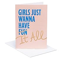 American Greetings Birthday Card for Her (Don't Settle)
