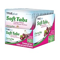 TRUEplus® Soft Tabs Glucose Tablets – 12 Packs – 48 tabs (Cherry Pop)
