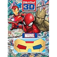 Marvel Spider-man, Avengers, Guardians of the Galaxy, and More! - 3D Look and Find Activity Book! - Iron Man 3D Glasses Included! - PI Kids Marvel Spider-man, Avengers, Guardians of the Galaxy, and More! - 3D Look and Find Activity Book! - Iron Man 3D Glasses Included! - PI Kids Hardcover
