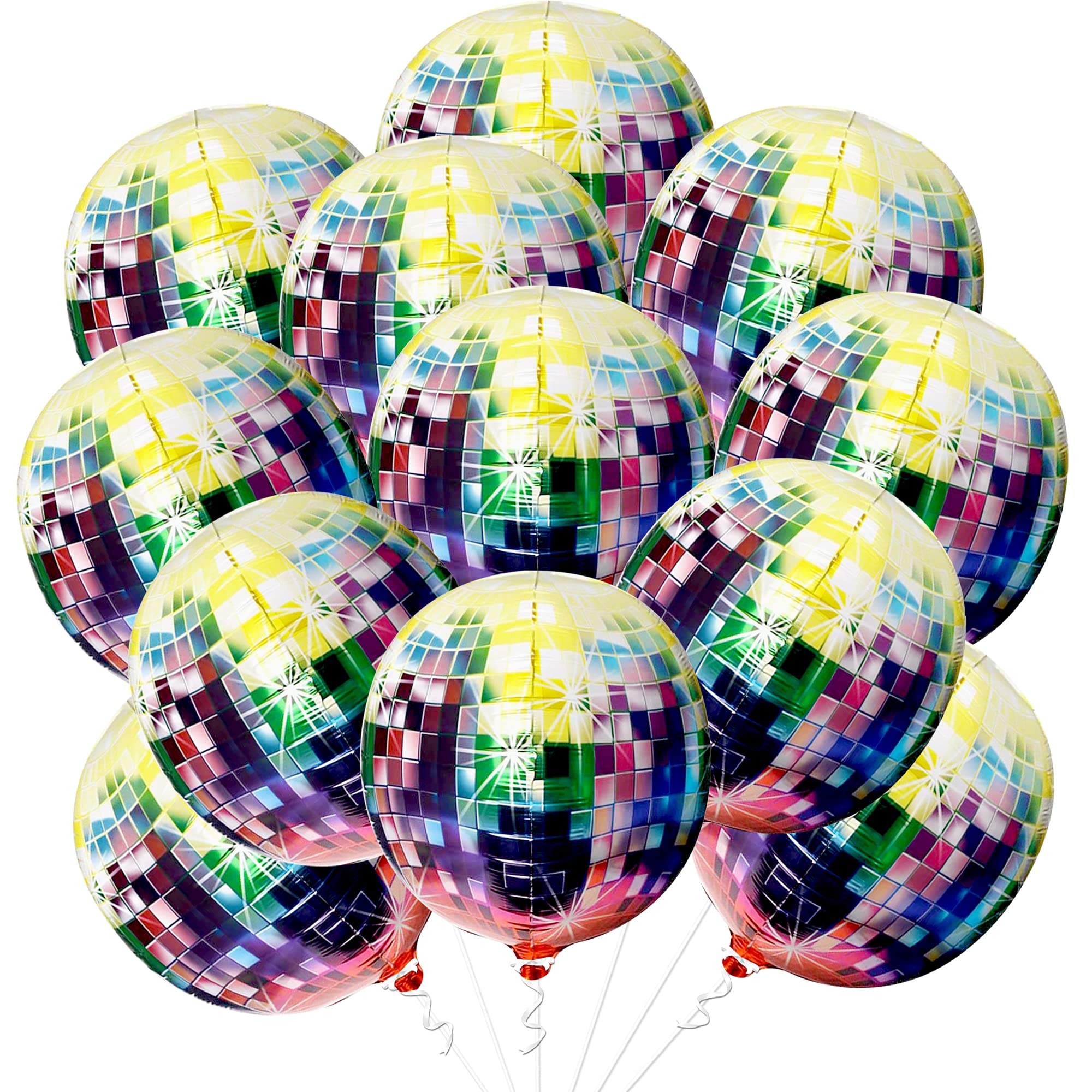 Mua KatchOn, Multicolor Disco Ball Balloons - 22 Inch, Pack of 12 ...
