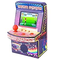 Arcade Handheld Game Console for Kids with Buid in 240 Puzzle Casual Video Games HD Color Screen Retro Mini Game Machines Electronics Toys Girls Boys Toddlers Birthday Christmas Party Gift