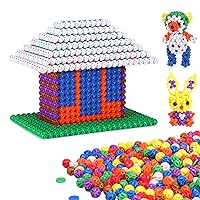 SUPERSUN Building Blocks Kids Building Toys, 400PC STEM Toys Building Set, Preschool Classroom Educational Toy for Children Boys Girls Ages 4-8, 8-12+, Gifts for Kids On Valentines Birthday