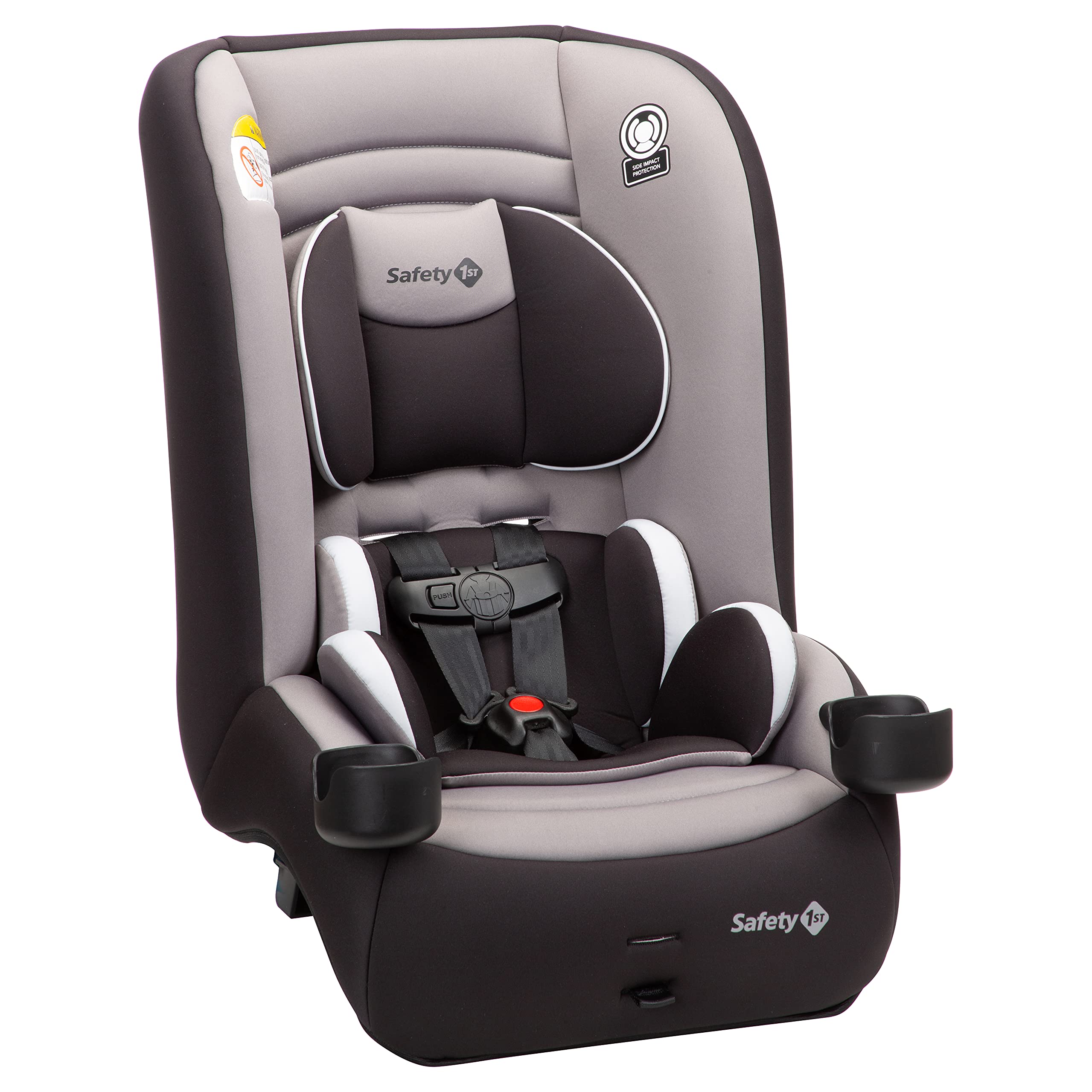 Safety 1st Jive 2-in-1 Convertible Car Seat,Rear-Facing 5-40 pounds and Forward-Facing 22-65 pounds, Black Fox