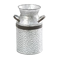 Deco 79 Metal Milk Can Decorative Jars, 10