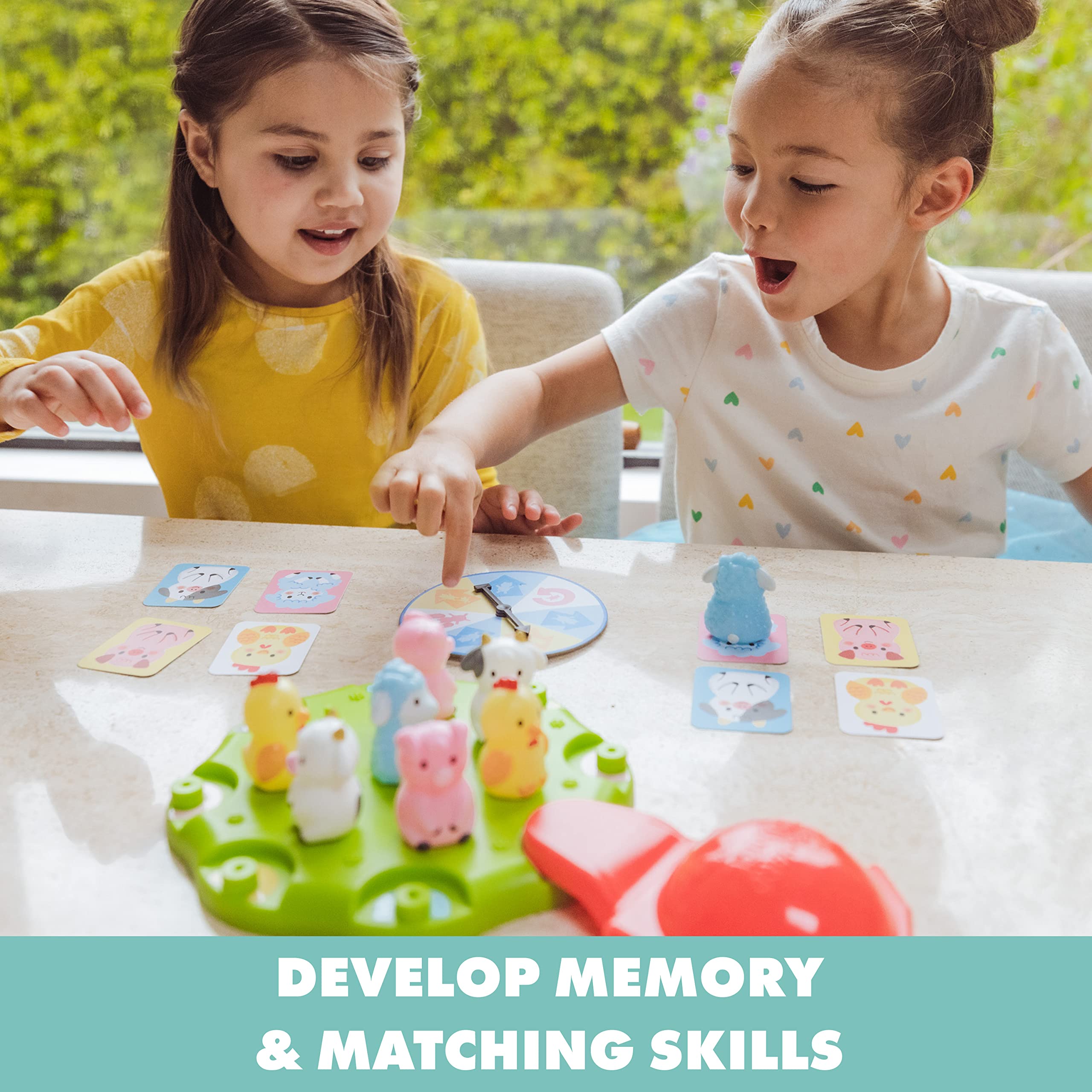 Educational Insights Barnyard Bounce Game, Preschool Memory & Matching Game, Boys & Girls Ages 3+