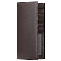 FALAN MULE Wallet for Men Genuine Leather RFID Blocking Slim Wallet with Long Bifold Credit Card Holder for Men