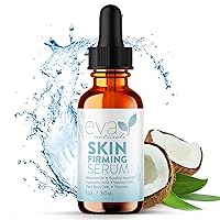 Eva Naturals Skin Firming Serum with Niacinamide and Hyaluronic Acid, 1 oz
