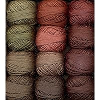 Valdani Embroidery Floss 3-Strand Cotton 12-Ball Forest Canvas Collection
