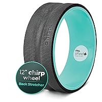 Chirp Wheel Foam Roller - Targeted Muscle Roller for Deep Tissue Massage, Back Stretcher with Foam Padding, Supports Back Pain Relief