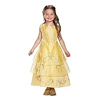 Disguise Disney Belle Beauty & The Beast Ball Gown Girls' Costume, Yellow, Medium (7-8)