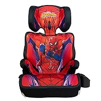 KidsEmbrace Marvel Spider-Man High Back Booster Car Seat, Spider-Man Suit Red