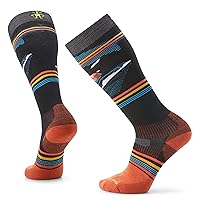 Smartwool Snowboard Piste Machine Targeted Cushion Merino Wool Over The Calf Socks For Men and Women