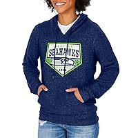 NFL Women's Team Color Soft Hoodie With Pentagon Graphics
